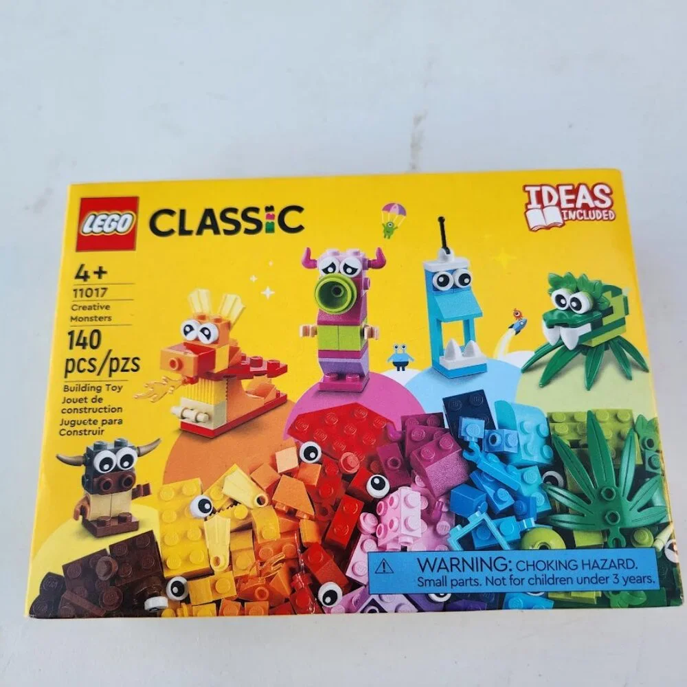NEW Lego Classic 11017 CREATIVE MONSTERS Halloween Piece Building Toy Set - SEAL